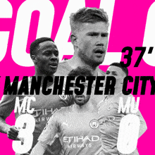Manchester City F.C. (3) Vs. Manchester United F.C. (0) First Half GIF - Soccer Epl English Premier League GIFs