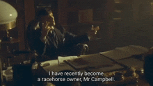 I Have Recently Become A Racehorse Owner Mr Campbell Tommy Shelby GIF - I Have Recently Become A Racehorse Owner Mr Campbell Tommy Shelby Peaky Blinders GIFs