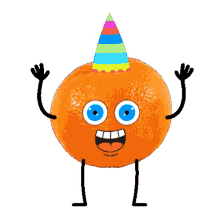 happy birthday celebration birthday tangerine celebrating