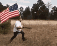 Yee Haw Usa Flag GIF - Yee Haw Usa Flag Run GIFs