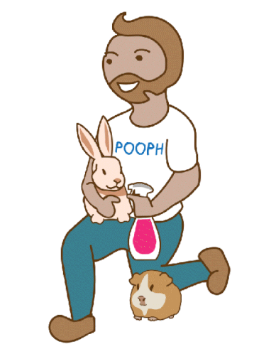 Stinky Bunny Sticker - Stinky Bunny Guinea Pig Stickers