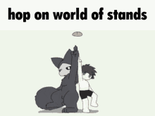 World Of Stands Hop On GIF - World Of Stands Hop On Hop On World Of Stands GIFs