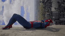 Spider Man Peter Parker GIF - Spider Man Peter Parker Sit Ups GIFs