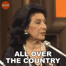 All Over The Country Bea Wain GIF - All Over The Country Bea Wain Buzzr GIFs