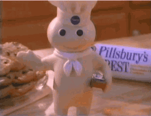 Pillsbury Doughboy Poke GIF - Pillsbury Doughboy Poke Poke Tummy GIFs