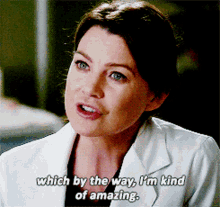 Greys Anatomy Meredith Grey GIF - Greys Anatomy Meredith Grey Which By The Way GIFs