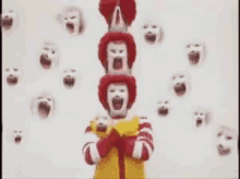 Ronald Mcdonald Trippy GIF - Ronald Mcdonald Trippy GIFs