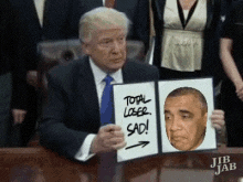 Trump Obama GIF - Trump Obama Loser GIFs