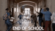 End Of School GIF