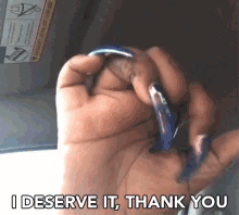 I Deserve It Thank You GIF - I Deserve It Thank You Amber Wagner GIFs