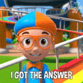 I Got The Answer To My Question Blippi GIF - I Got The Answer To My Question Blippi Blippi Wonders - Educational Cartoons For Kids GIFs