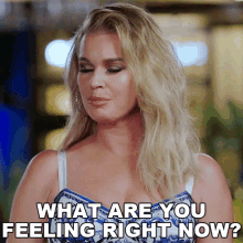 what are you feeling right now rebecca romijn the real love boat s1e11 what does it feel like