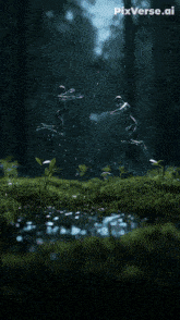 a poster with a couple of fairy figures and the words nurse c mun y