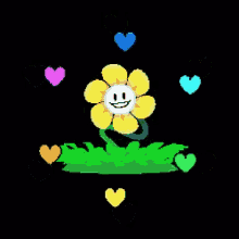 Flowey Sun Flower GIF - Flowey Sun Flower Dance GIFs