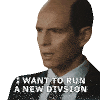 I Want To Run A New Division Jim Sticker - I Want To Run A New Division Jim Blackberry Stickers