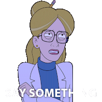 Say Something Dr Farrah Braun Sticker - Say Something Dr Farrah Braun Mulligan Stickers