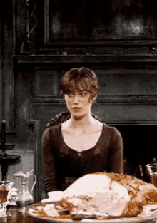 Pride And Prejudice Dinner Table GIF - Pride And Prejudice Dinner Table Turkey Dinner GIFs