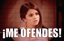 Selena Gomez Ofendida GIF - Me Ofendes Que Te Pasa Ofendida GIFs