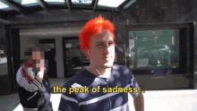 The Peak Of Sadness Sadness GIF - The Peak Of Sadness Sadness Orange Hair GIFs