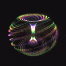 a colorful swirl that looks like a wormhole