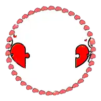 a drawing of a boy and a girl holding a red heart that says i love you
