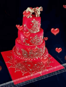 Birthday Cake GIF - Birthday Cake Hearts GIFs