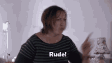 Rude! GIF - Rude Offended Annoyed GIFs