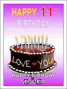 Happy Birthday Cake GIF - Happy Birthday Cake I Love You GIFs
