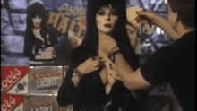 Getting Ready For Work Make Up GIF - Getting Ready For Work Make Up Cassandra Peterson GIFs