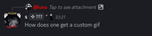 a screenshot of a conversation between luna and 777