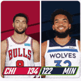 Chicago Bulls (134) Vs. Minnesota Timberwolves (122) Post Game GIF