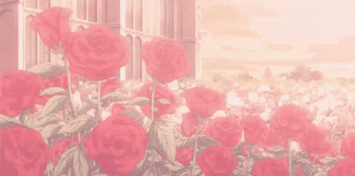 표정 없는 마지막 달빛  Anime flower Anime Banner gif