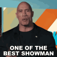One Of The Best Showman Dwayne Johnson GIF
