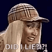 Nikki Minaj Did I Lie GIF - Nikki Minaj Did I Lie Confused GIFs