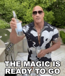 The Magic Is Ready To Go Dwayne Johnson GIF