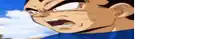 a close up of a cartoon character 's face with a blue shirt on .