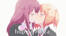 Hop On Plaza Kissing GIF