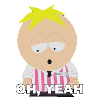 Oh Yeah Butters Stotch Sticker - Oh Yeah Butters Stotch South Park Dikinbaus Hot Dogs Stickers
