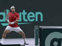 Feliciano Lopez Backhand GIF - Feliciano Lopez Backhand Down The Line GIFs
