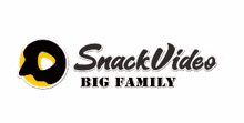 a sign for snack video big family with a donut on it
