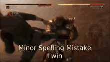 Johnny Cage Minor Spelling Mistake GIF - Johnny Cage Minor Spelling Mistake Shao Kahn GIFs