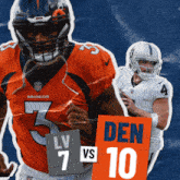 Denver Broncos (10) Vs. Las Vegas Raiders (7) Half-time Break GIF - Nfl National Football League Football League GIFs