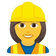 woman construction worker people joypixels constructor building worker