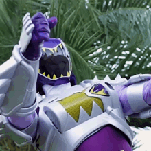 Armored Up Dino Charge Purple Ranger GIF - Armored Up Dino Charge Purple Ranger Chris Cantada Force GIFs
