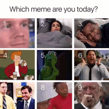meme which meme are you today emotions