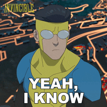 Yeah I Know Mark Grayson GIF - Yeah I Know Mark Grayson Invincible GIFs