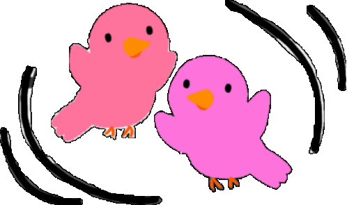 Two Birds Sticker - Two Birds Flying Stickers
