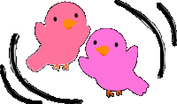 Two Birds Sticker - Two Birds Flying Stickers