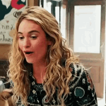 Lily James Whoah GIF - Lily James Whoah Surprised GIFs