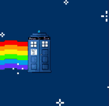 Doctor Who Tardis GIF - Doctor Who Tardis Nyan Tardis GIFs